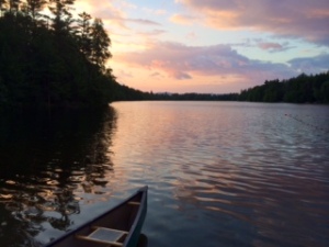 Sunset at Mountain Lakes