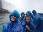On the Maid of the Mist at Niagara Falls