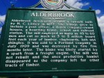 Alderbrook Historic Marker