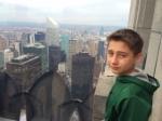 Tyler at the Top of the Rock